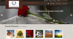 Desktop Screenshot of bwfosterfuneralhome.com